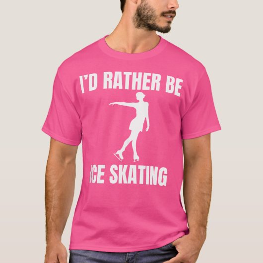 アイススケートがいい Tシャツ (正面)