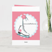 アイススケートして下さい カード (裏面)