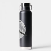 アイススケートで滑るウォメンズアート ウォーターボトル (背面)