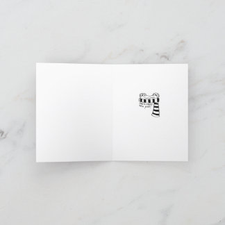 アイススケートで滑るカエルのクリスマスカード シーズンカード