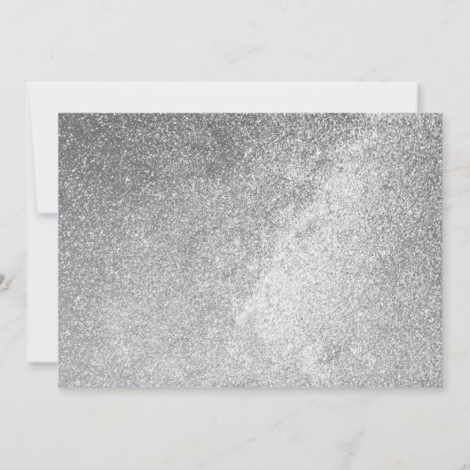 アイススケートで滑るガール誕生日写真パーソナライズされた 招待状 (裏面)