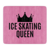 アイススケートで滑るクイーンアイススケートで滑る カッティングボード (正面)