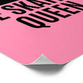 アイススケートで滑るクイーンアイススケートで滑る ポスター (角)