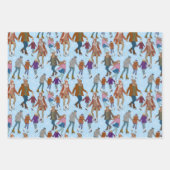 アイススケートで滑るザパーク ラッピングペーパーシート (正面2)