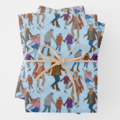 アイススケートで滑るザパーク ラッピングペーパーシート (インサイチュ)