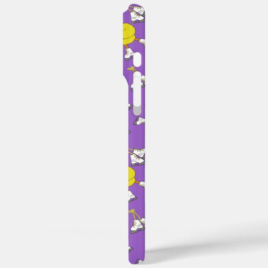 アイススケートで滑るチックスケートパターンフリースブランケット Case-Mate iPhoneケース (裏面 / 左)