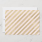 アイススケートで滑るパーティーウィンターピンクガールフォト誕生日 招待状 (裏面)