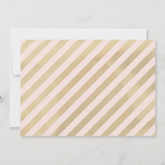 アイススケートで滑るパーティーウィンターピンクガールフォト誕生日 招待状 (裏面)