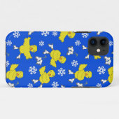 アイススケートで滑るヒック雪片パターン Case-Mate iPhoneケース (裏面(横))