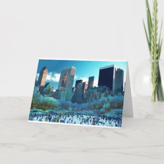 アイススケートで滑るファンタジーセントラルパーク シーズンカード (正面)