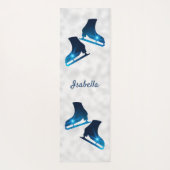 アイススケートで滑るヨガマットスケートペアブルースター ヨガマット (裏面)