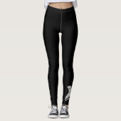 アイススケートで滑るレギンス – シルバースター姿スケート レギンス (正面)