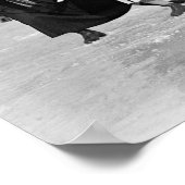 アイススケートで滑るレース, 1925.ヴィンテージ写真 ポスター (角)