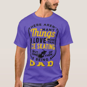 アイススケートで滑る及びパパ9 Tシャツ