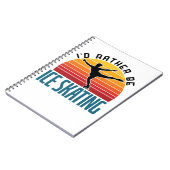 アイススケートで滑る姿 ノートブック (左側)