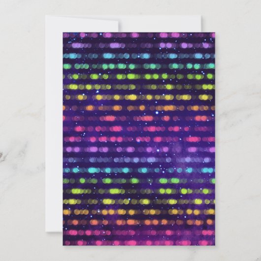 アイススケートで滑る誕生日パーティーの招待状 招待状 (裏面)