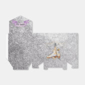 アイススケートで滑る誕生日パーティー フェイバーボックス (折り畳みなし)