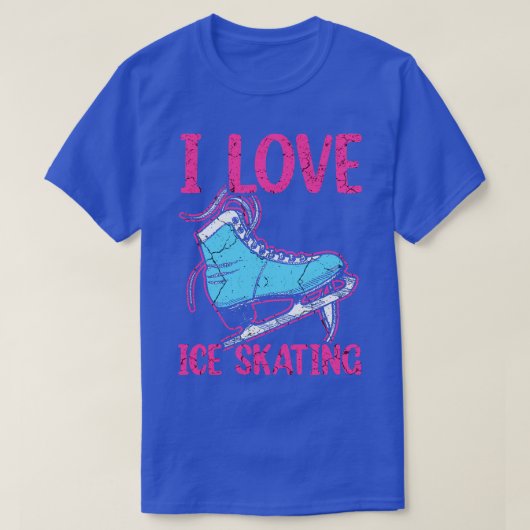 アイススケートで滑る1 Tシャツ (デザイン正面)