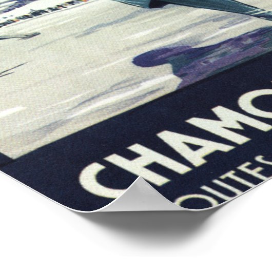 アイススケートで滑る- PLMオリンピックプロモーションポスター ポスター (角)