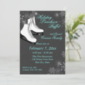 アイススケートとスノーフレークスランチョン 招待状 (スタンド正面)