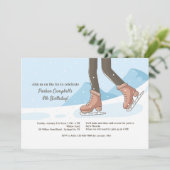 アイススケートのお誘い 招待状 (スタンド正面)