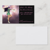 アイススケートのインストラクターの名刺 名刺 (正面/裏面)