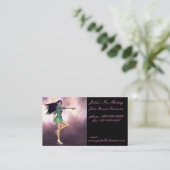 アイススケートのインストラクターの名刺 名刺 (スタンド正面)