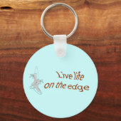 アイススケートのエッジ キーホルダー (正面)