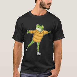 アイススケートのカエル Tシャツ