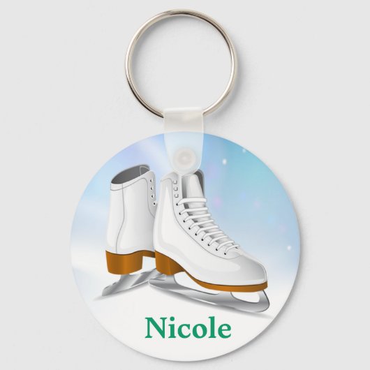 アイススケートのキーチェーン キーホルダー (正面)