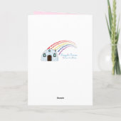 アイススケートのコーチにありがとう サンキューカード (裏面)