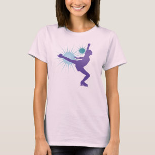 アイススケートのティー Tシャツ