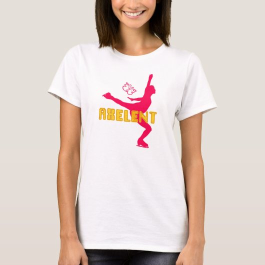 アイススケートのティー Tシャツ (正面)
