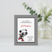 アイススケートのパーティの招待状 招待状 (スタンド正面)