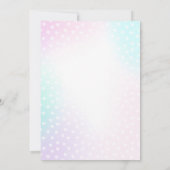 アイススケートの招待状 アイススケートパーティー シルバー 招待状 (裏面)