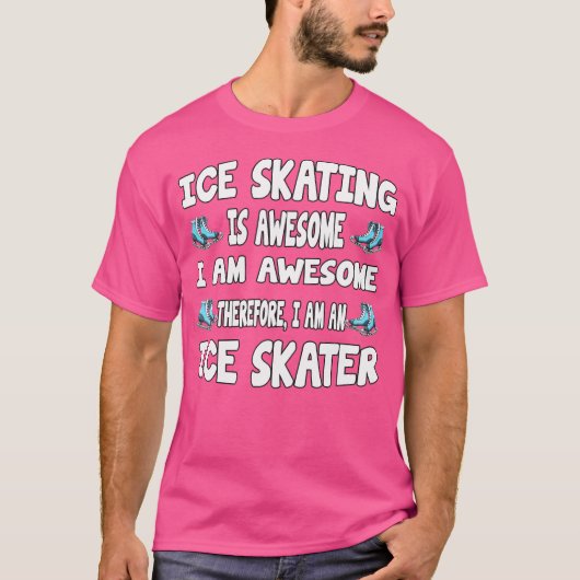アイススケートは最高 Tシャツ (正面)