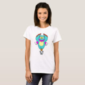 アイススケートをする鳥.PNG Tシャツ (正面フル)
