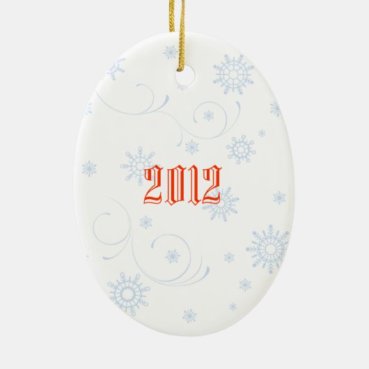 アイススケートオーナメント セラミックオーナメント (裏面)