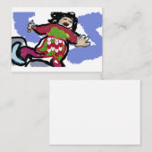 アイススケートダンス ノートカード (正面/裏面)