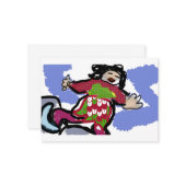 アイススケートダンス ノートカード (正面/裏面インサイチュ)