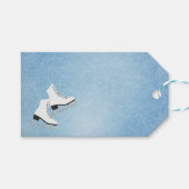 アイススケートデザインギフトラベル ギフトタグ (正面(横))