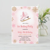 アイススケートパーティーの招待状 招待状 (スタンド正面)
