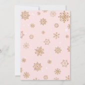 アイススケートパーティーの招待状 招待状 (裏面)