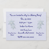 アイススケートパーティー！ 招待状 (裏面)