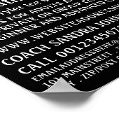 アイススケートロゴ、アイススケートで滑るレッスンズ広告ーズ ポスター (角)