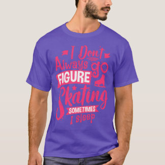 アイススケート姿スケートで滑る1 Tシャツ