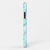 アイススケート柄ブルーキュート姿スケート Case-Mate iPhoneケース (裏面/右)