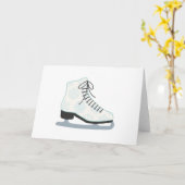 アイススケート カード (黄色い花)