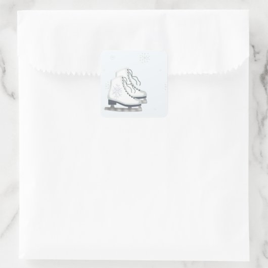 アイススケート、スノーフレーク・シール スクエアシール (バッグ)