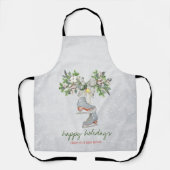 アイススケート、ブランチスノーホリデー エプロン (正面)